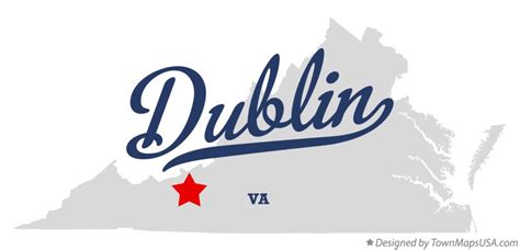 Map of Dublin, VA, Virginia