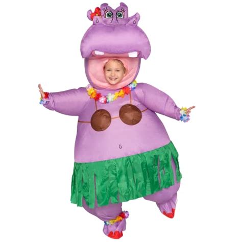 Spooktacular Creations Hippo Inflatable Costume for Kids, Funny Air Blow Up Costumes, Hippo ...