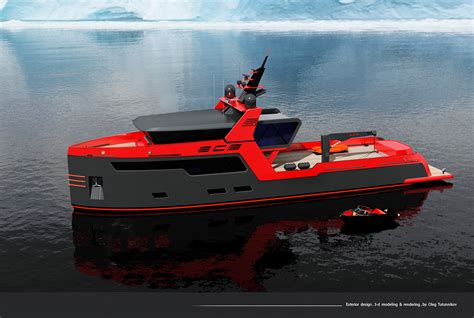 Expedition yacht exterior design on Behance