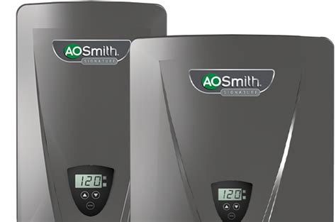 Signature Series Tankless Electric Water Heaters | A. O. Smith