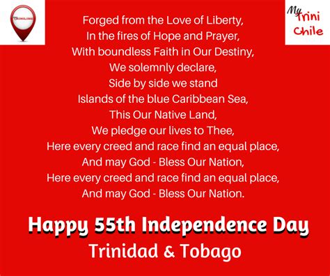 Trinidad and Tobago – National Anthem – My Trini Chile