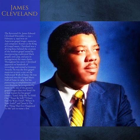 James Cleveland | Gospel singer, Gospel music, James cleveland