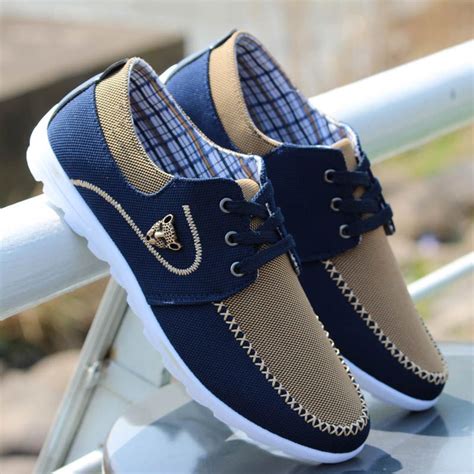 Spring Men Shoes Fashion Trend Canvas Shoes Male Casual Shoes Men'S Low ...