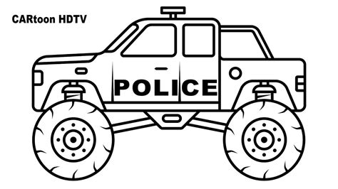 Police Truck Coloring Pages Coloring Coloring Pages