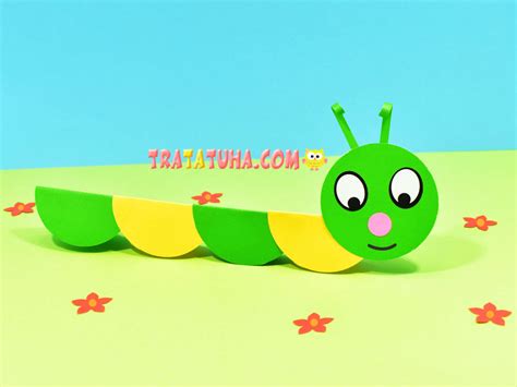 Paper Circles Caterpillar — Easy Craft for Kids