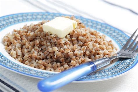 Buckwheat cereal stock photo. Image of meal, slice, closeup - 22091116