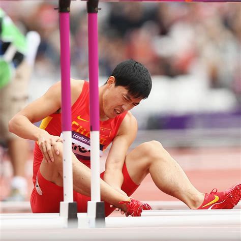 Beloved Liu Xiang Injures Achilles Again, Chinese Hurdler Still Finishes | Bleacher Report ...