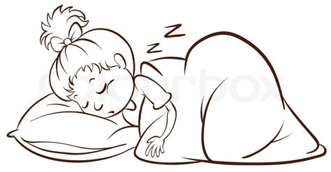 Sleeping Cartoon Images Black And White