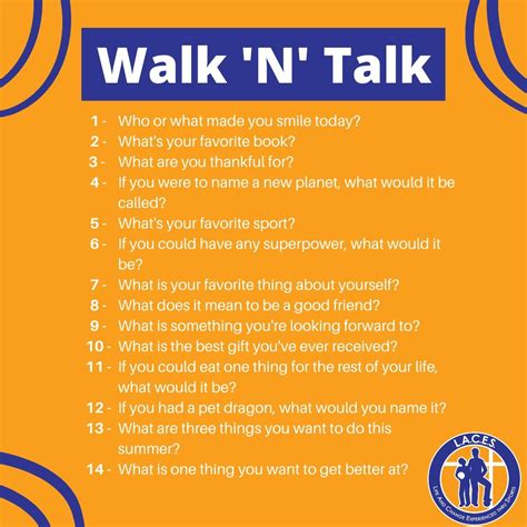 Walk 'N' Talk - LACES