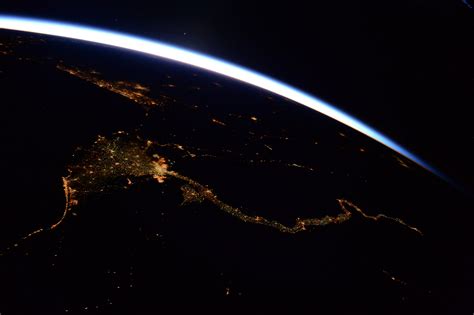 Friends of NASA: The Nile river at night | International Space Station