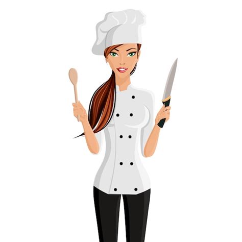 Page 2 | Chef girl character Vectors & Illustrations for Free Download | Freepik