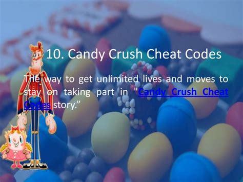 Candy crush cheat codes: 10 Cheat Codes of candy crush saga