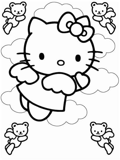 Free Printable Hello Kitty Coloring Pages For Kids