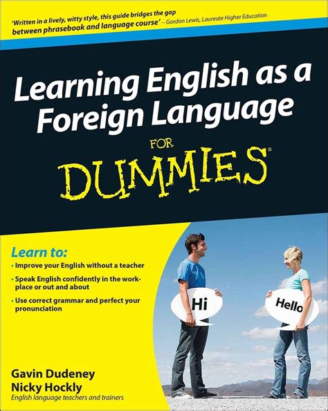 Learning English as a Foreign Language For Dummies Book - dummies