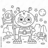 Alien Coloring Pages sketch template