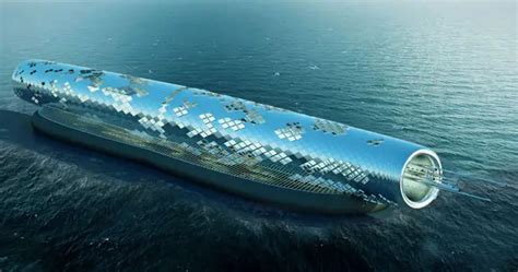 Solar Powered Desalination Concept Pipe to Desalinate Seawater into ...