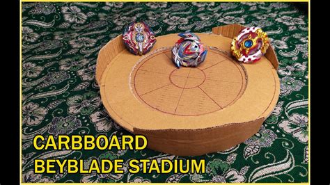 How to make cardboard stadium | Awesome Beyblade stadium - YouTube