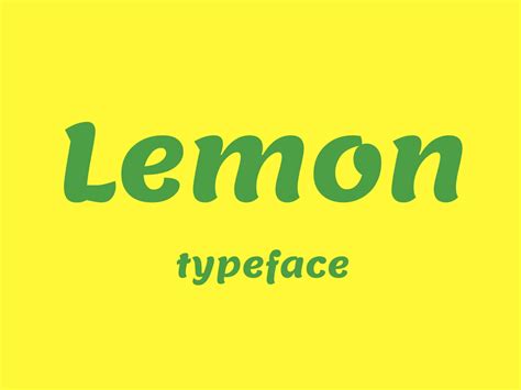 Lemon Free Font