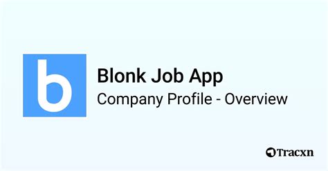 Blonk Job App - Company Profile - Tracxn