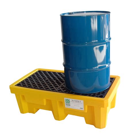 UltraTech 1011 - 2-Drum Ultra-Spill Pallet P2 (With Drain)