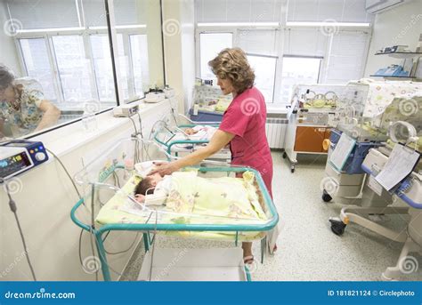 Newborn Babies in Birth Hospital Editorial Stock Image - Image of little, infant: 181821124