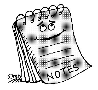 note taking notes clipart - Clip Art Library