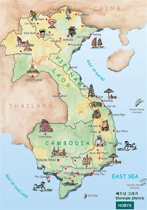 map of Vietnam, Laos, Cambodia.... so much inspiration was born here ...