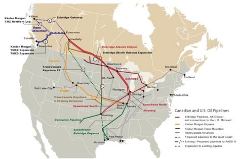 Enbridge Pipeline Map Canada / The Picture That Tells A Thousand Words ...