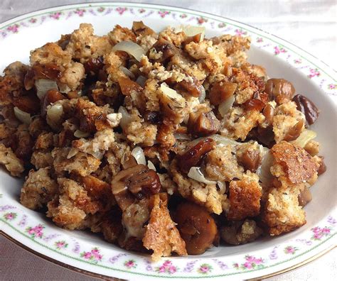 This Chestnut Stuffing Bakes to Perfection Inside Your Turkey | Recipe ...