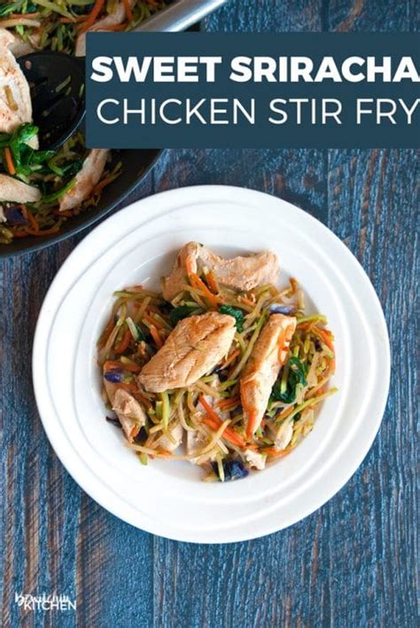 Sweet Sriracha Easy Chicken Stir Fry | The Bewitchin' Kitchen