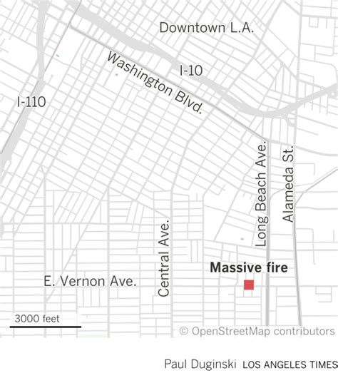 Huge fire destroys South Los Angeles homes 'in the blink of an eye' - Los Angeles Times