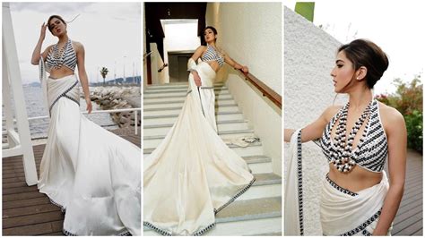 Cannes 2023: Sara Ali Khan takes on Day 2 in a white saree draped with an innovative twist