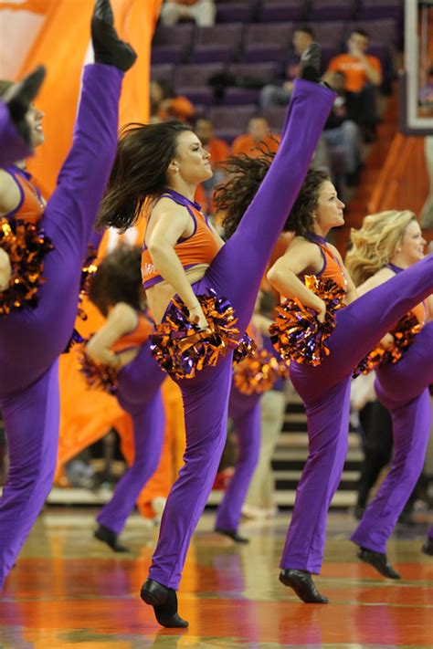 NFL and College Cheerleaders Photos: University of Clemson Cheerleaders