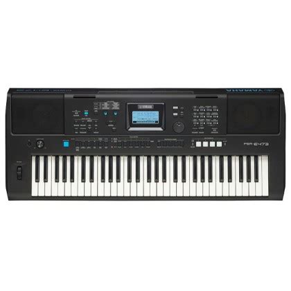 Yamaha PSR-E473 61 Keys Portable Keyboard Full Package with Square ...