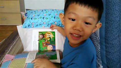 5-Year-Old Boy Reading "The Super Reader" Book - YouTube