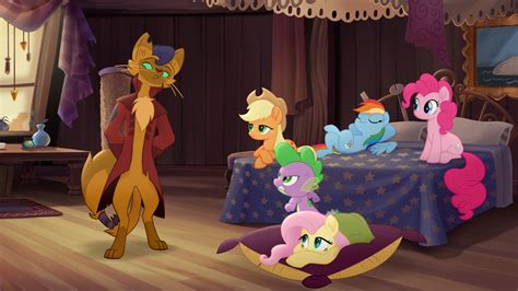 Image - MLP The Movie Multikino - Main four and Spike in Capper's room ...