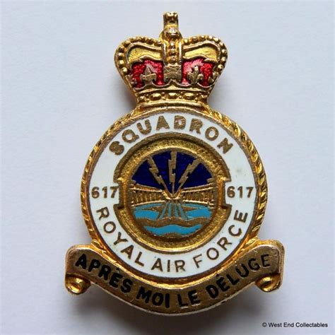 Vintage RAF 617 Squadron "The Dambusters" TOYE Made Badge - Royal Air Force | Royal air force ...