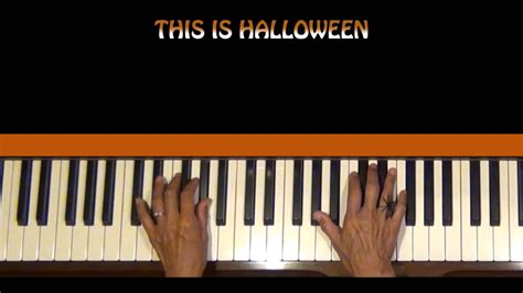 This is Halloween Piano Tutorial - YouTube