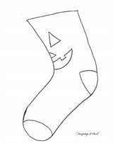 Socks Coloring Page sketch template