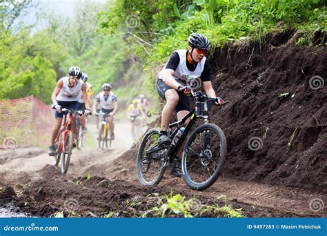 Mountain Bike Cross-country Race Editorial Stock Photo - Image of ...