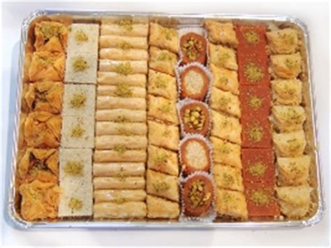 Masri Sweets, Middle Eastern Sweets, Arabic Sweets, baklava, burma, fingers, - GIFT TRAYS