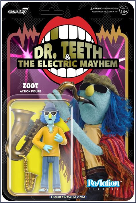 Zoot (Electric Mayhem Band) - Muppets - ReAction Figures - Super7 ...