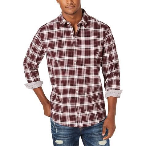 American Rag - American Rag Mens Cotton Button Up Shirt - Walmart.com - Walmart.com