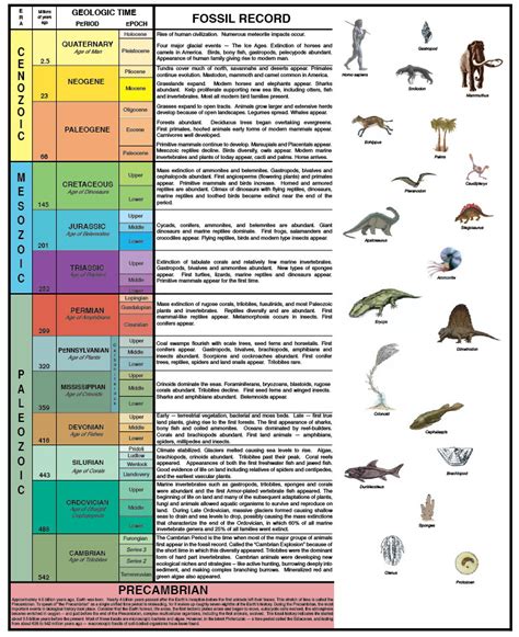 Geological Time Chart