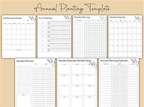 Garden Planner Printable, Garden Planner, Plant Planner, Garden Journal ...