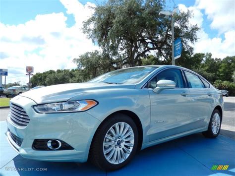 2013 Ice Storm Metallic Ford Fusion Hybrid SE #86937442 Photo #8 | GTCarLot.com - Car Color ...