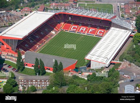 THE VALLEY, Charlton, London. Aerial view. Home of Charlton Athletic ...