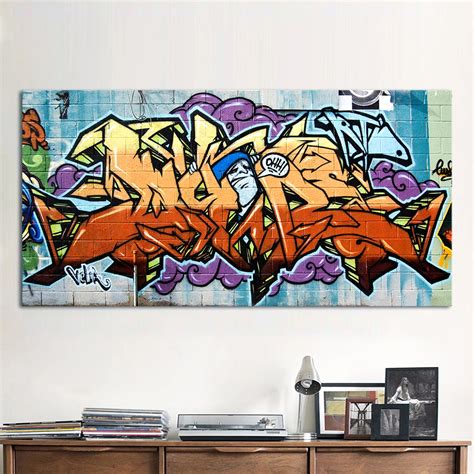 HDARTISAN Wildstyle Graffiti Painting Street Canvas Art Wall Pictures For Living Room Home Decor ...