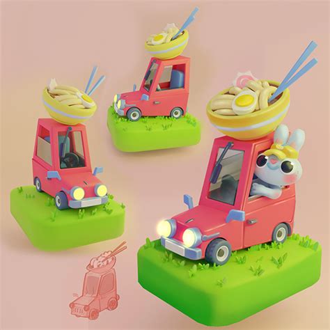 Сasual delivery car :: Behance