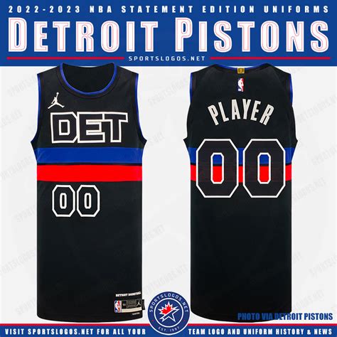 Detroit Pistons Unveil New “DET” Statement Edition Uniform for 2023 ...